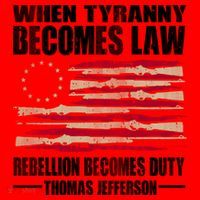 When Tyranny Becomes Law Rebellion Becomes Duty Santa Hat thumb 1