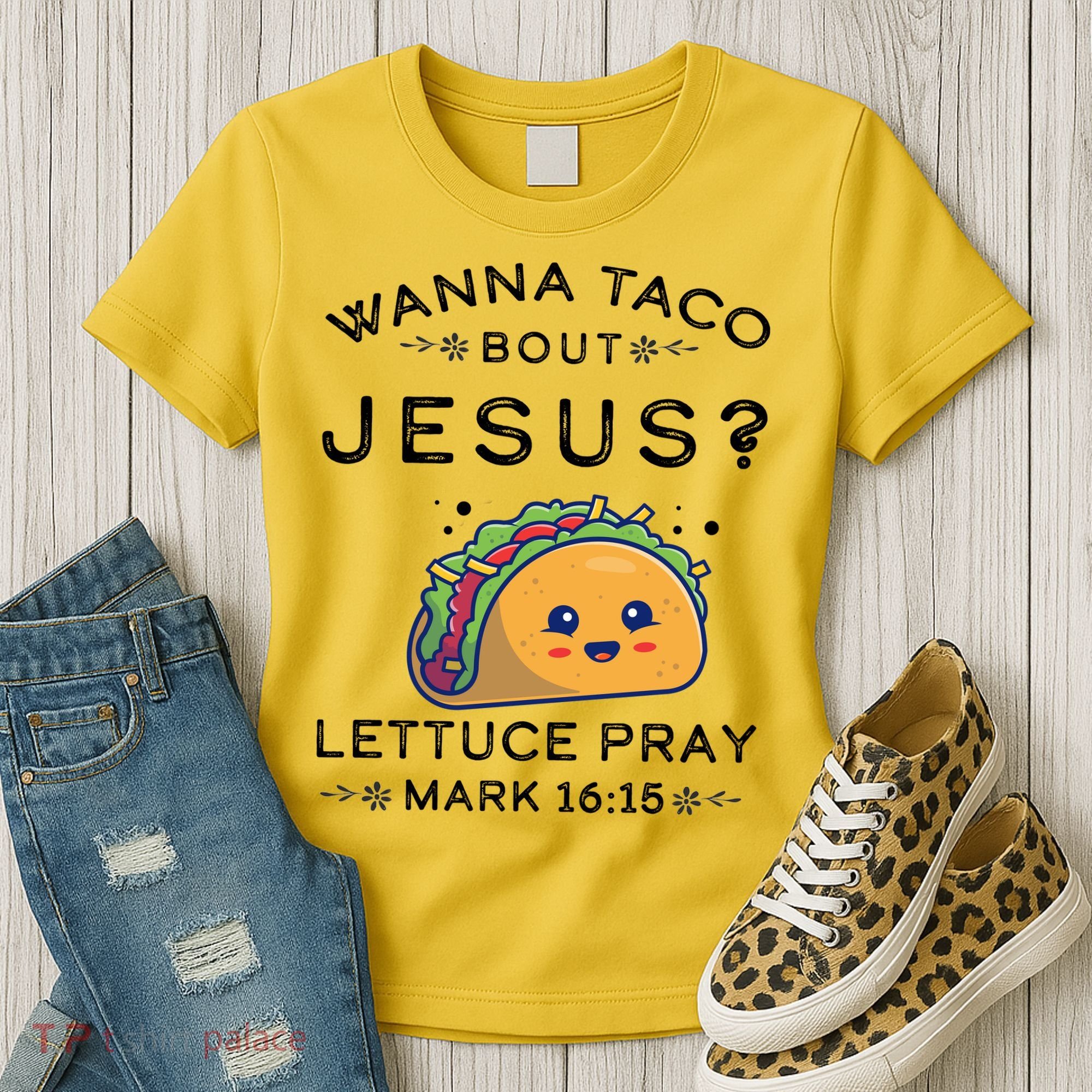 Wanna Taco Bout Jesus Cinco De Mayo Christian TShirt Women's T-Shirt