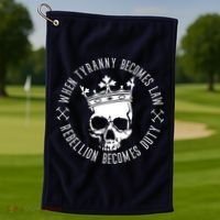 When Tyranny Becomes Law Golf Towel thumb 1