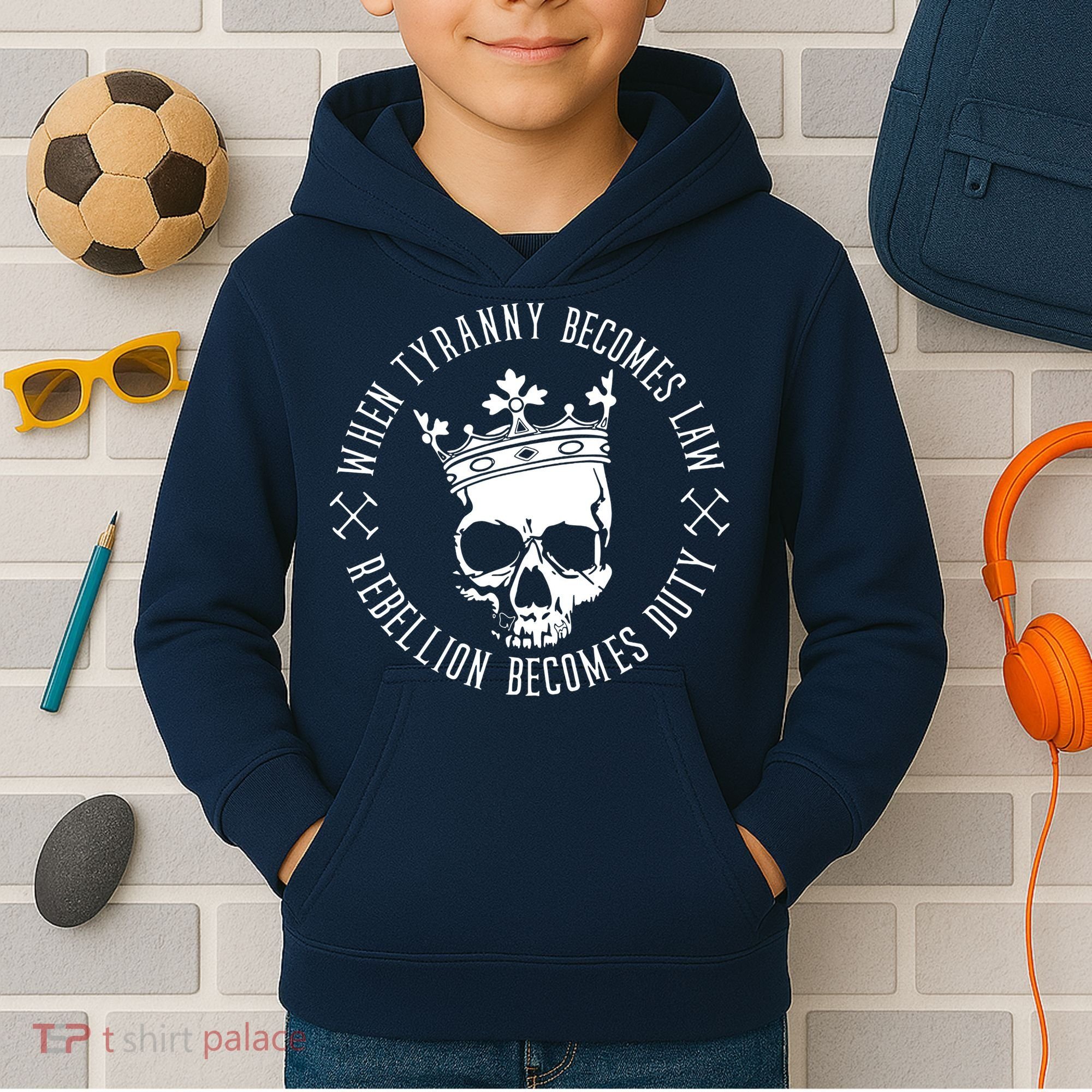 When Tyranny Becomes Law Kids Hoodie