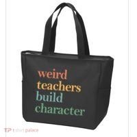 Weird Teachers Build Character Appreciation Gift Tote Bag thumb 3