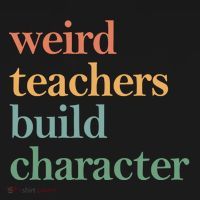 Weird Teachers Build Character Appreciation Gift Tote Bag thumb 4