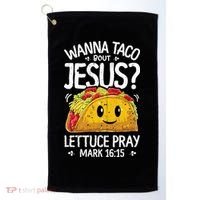 Wanna Taco Bout Jesus Cinco De Mayo Women Men Christian Golf Towel thumb 0