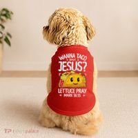 Wanna Taco Bout Jesus Cinco De Mayo Women Men Christian Doggie Tank thumb 2