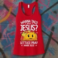 Wanna Taco Bout Jesus Cinco De Mayo Women Men Christian Women's Tank Top thumb 3
