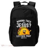 Wanna Taco Bout Jesus Backpack thumb 0