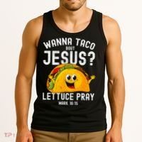 Wanna Taco Bout Jesus Tank Top thumb 3