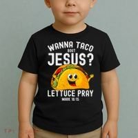 Wanna Taco Bout Jesus Toddler T-Shirt thumb 2