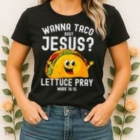 Wanna Taco Bout Jesus Women's T-Shirt thumb 2