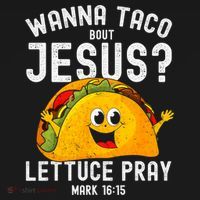 Wanna Taco Bout Jesus Kids Long Sleeve Shirt thumb 2