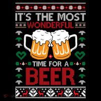 Wonderful Time Beer Ugly Christmas Sweaters Gift Coffee Mug thumb 5
