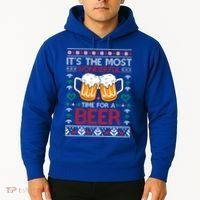 Wonderful Time Beer Ugly Christmas Sweaters Gift Hoodie thumb 2