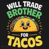 Will Trade Brother For Tacos Bucket Hat thumb 4