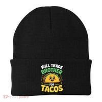 Will Trade Brother For Tacos Beanie thumb 0