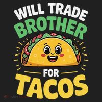 Will Trade Brother For Tacos Golf Towel thumb 3