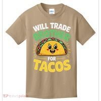 Will Trade Brother For Tacos Kids T-Shirt thumb 0