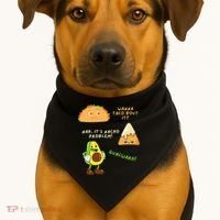 Wanna Taco Bout It Nacho Problem Avocado Lover & GuacamoleCap USA-Made Doggie Bandana thumb 1