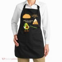 Wanna Taco Bout It Nacho Problem Avocado Lover & GuacamoleCap Apron thumb 2