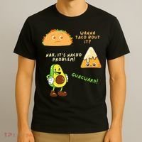Wanna Taco Bout It Nacho Problem Avocado Lover & GuacamoleCap T-Shirt thumb 3