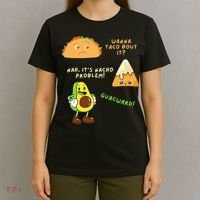 Wanna Taco Bout It Nacho Problem Avocado Lover & GuacamoleCap T-Shirt thumb 4