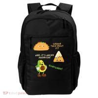 Wanna Taco Bout It Nacho Problem Avocado Lover & GuacamoleCap Backpack thumb 0