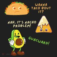 Wanna Taco Bout It Nacho Problem Avocado Lover & GuacamoleCap Beanie thumb 2