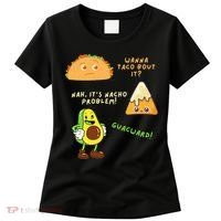 Wanna Taco Bout It Nacho Problem Avocado Lover & GuacamoleCap Women's T-Shirt thumb 0
