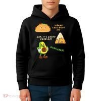 Wanna Taco Bout It Nacho Problem Avocado Lover & GuacamoleCap Kids Hoodie thumb 4