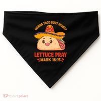 Wanna Taco Bout Jesus Cinco De Mayo Christian USA-Made Doggie Bandana thumb 0