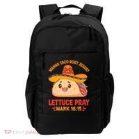 Wanna Taco Bout Jesus Cinco De Mayo Christian Backpack thumb 0