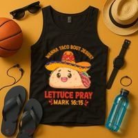 Wanna Taco Bout Jesus Cinco De Mayo Christian Tank Top thumb 4