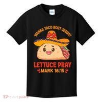 Wanna Taco Bout Jesus Cinco De Mayo Christian Kids T-Shirt thumb 0