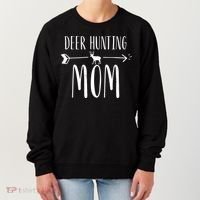 White Tailed Buck Or Elk Cute 'S Deer Hunting Mom Gift Women's Sweatshirt thumb 0