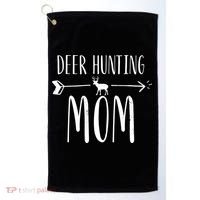 White Tailed Buck Or Elk Cute 'S Deer Hunting Mom Gift Golf Towel thumb 0