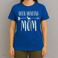 White Tailed Buck Or Elk Cute 'S Deer Hunting Mom Gift T-Shirt thumb 4