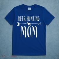 White Tailed Buck Or Elk Cute 'S Deer Hunting Mom Gift T-Shirt thumb 5