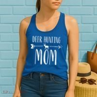 White Tailed Buck Or Elk Cute 'S Deer Hunting Mom Gift Women's Tank Top thumb 2