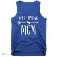 White Tailed Buck Or Elk Cute 'S Deer Hunting Mom Gift Tank Top thumb 0
