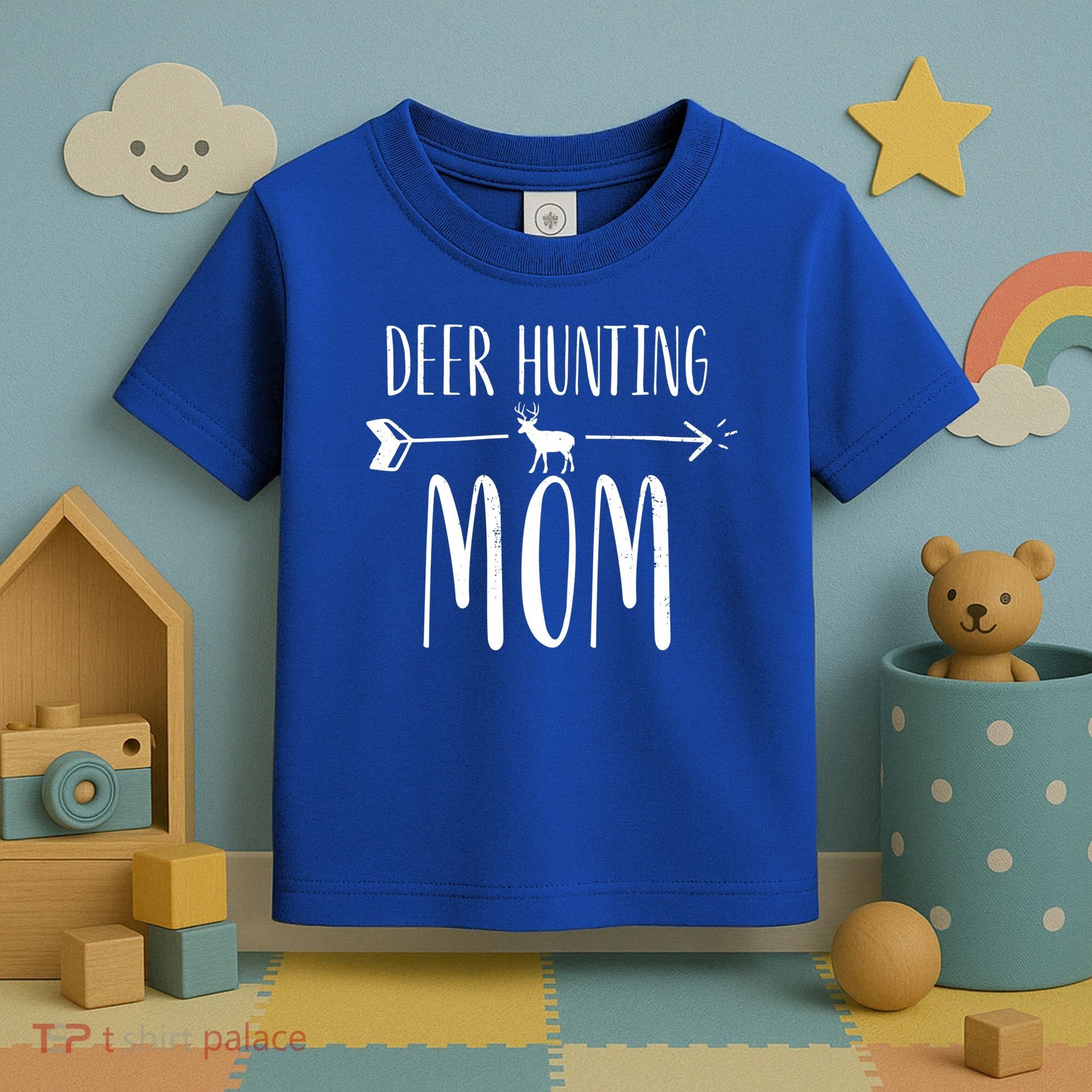 White Tailed Buck Or Elk Cute 'S Deer Hunting Mom Gift Toddler T-Shirt
