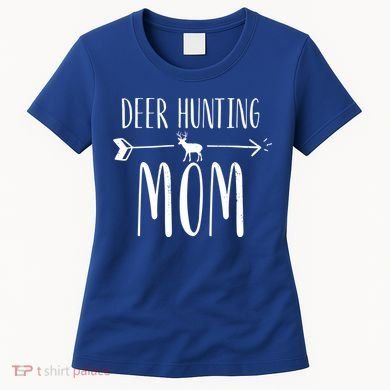 White Tailed Buck Or Elk Cute 'S Deer Hunting Mom Gift Women's T-Shirt