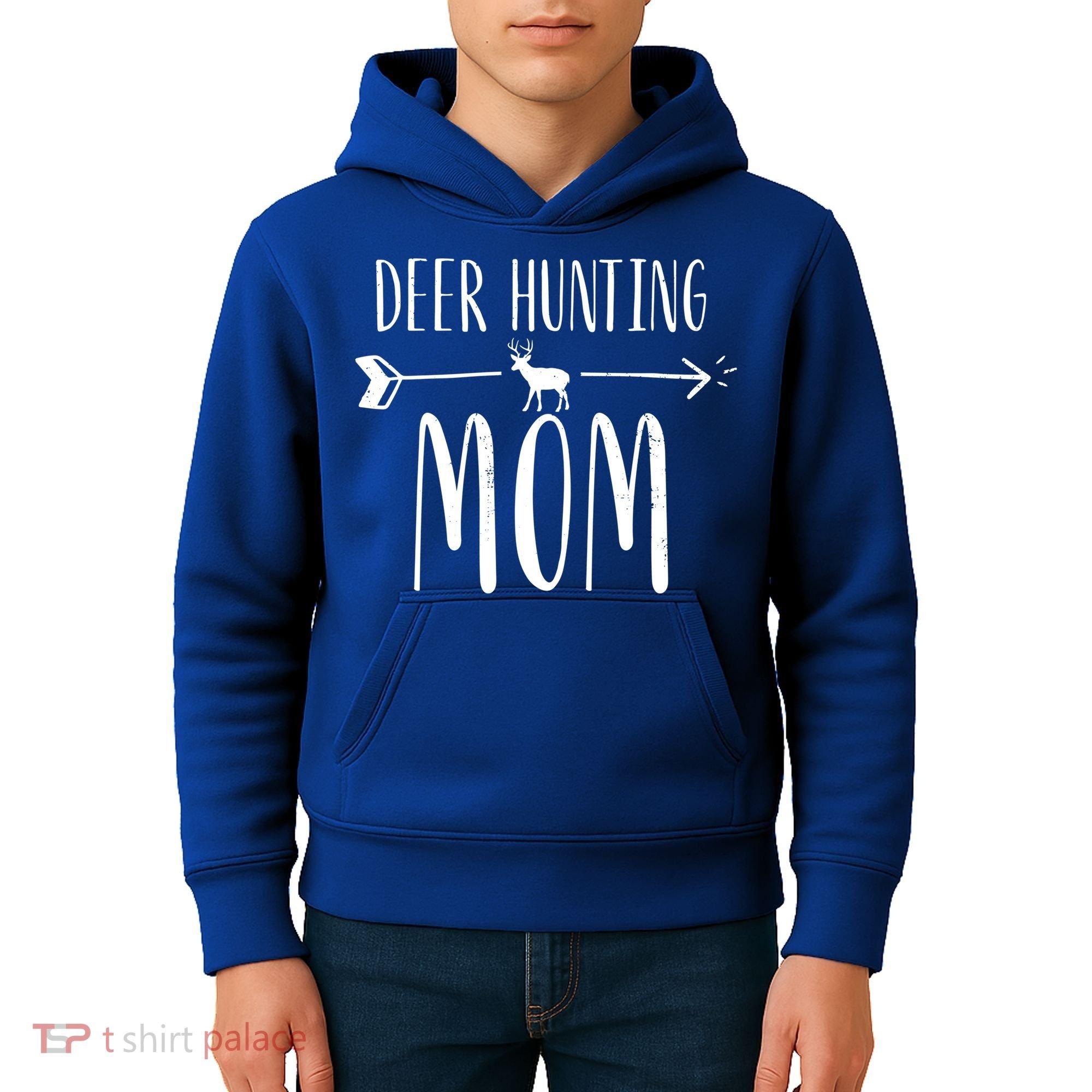 White Tailed Buck Or Elk Cute 'S Deer Hunting Mom Gift Kids Hoodie