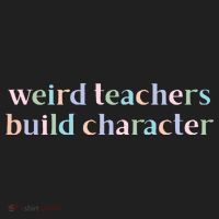 Weird Teachers Build Character Funny Comfort Colors Heavyweight Long Sleeve T-Shirt thumb 2