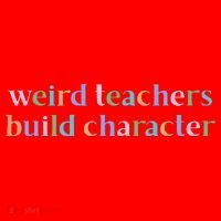 Weird Teachers Build Character Funny Santa Hat thumb 1