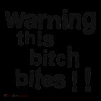 Warning This Bitch Bites Women's Tank Top thumb 5