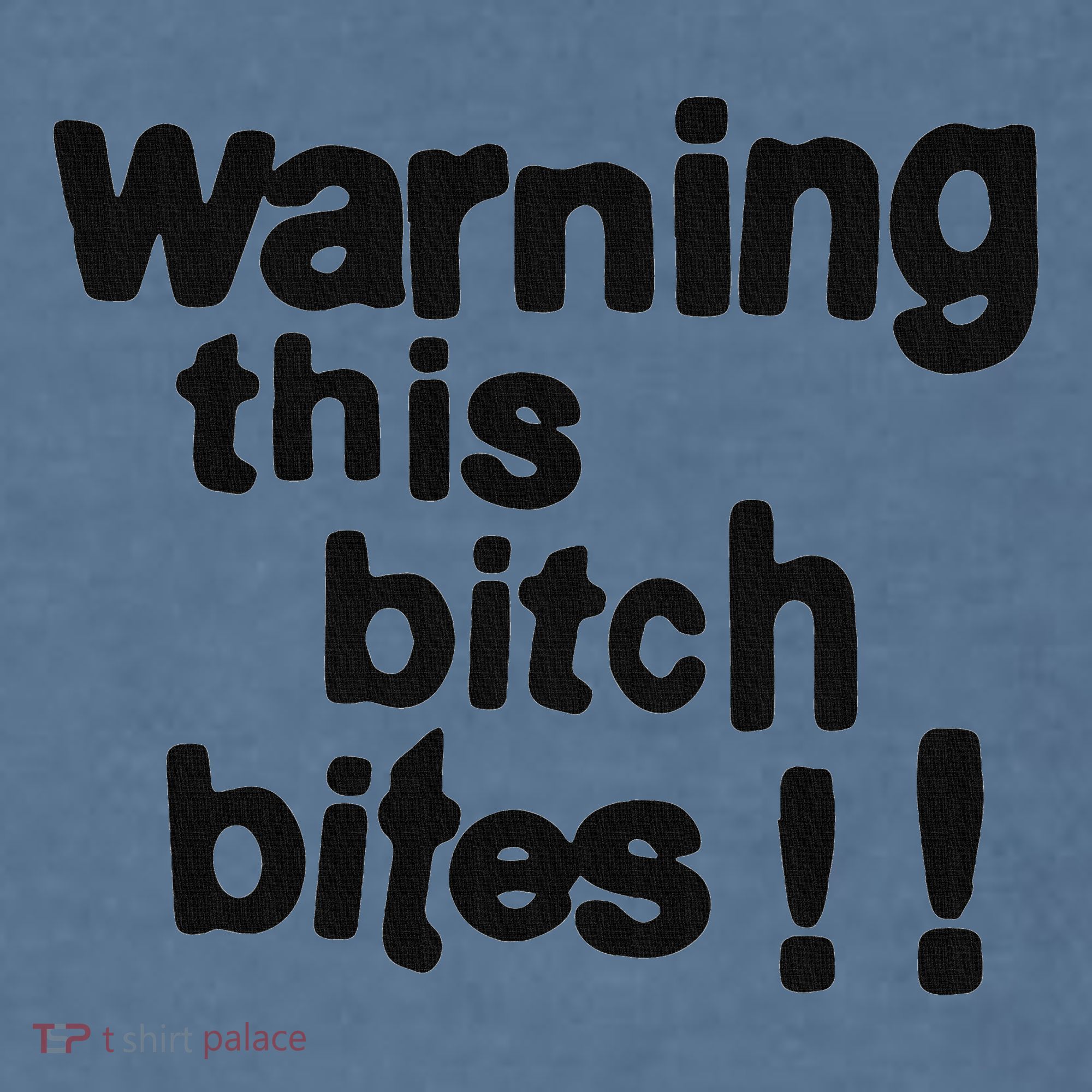 Warning This Bitch Bites Comfort Colors Garment-Dyed Hooded Sweatshirt