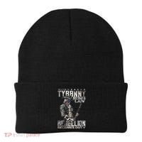 When Tyranny Becomes Law Rebellion Becomes Duty (On Back) Beanie thumb 0