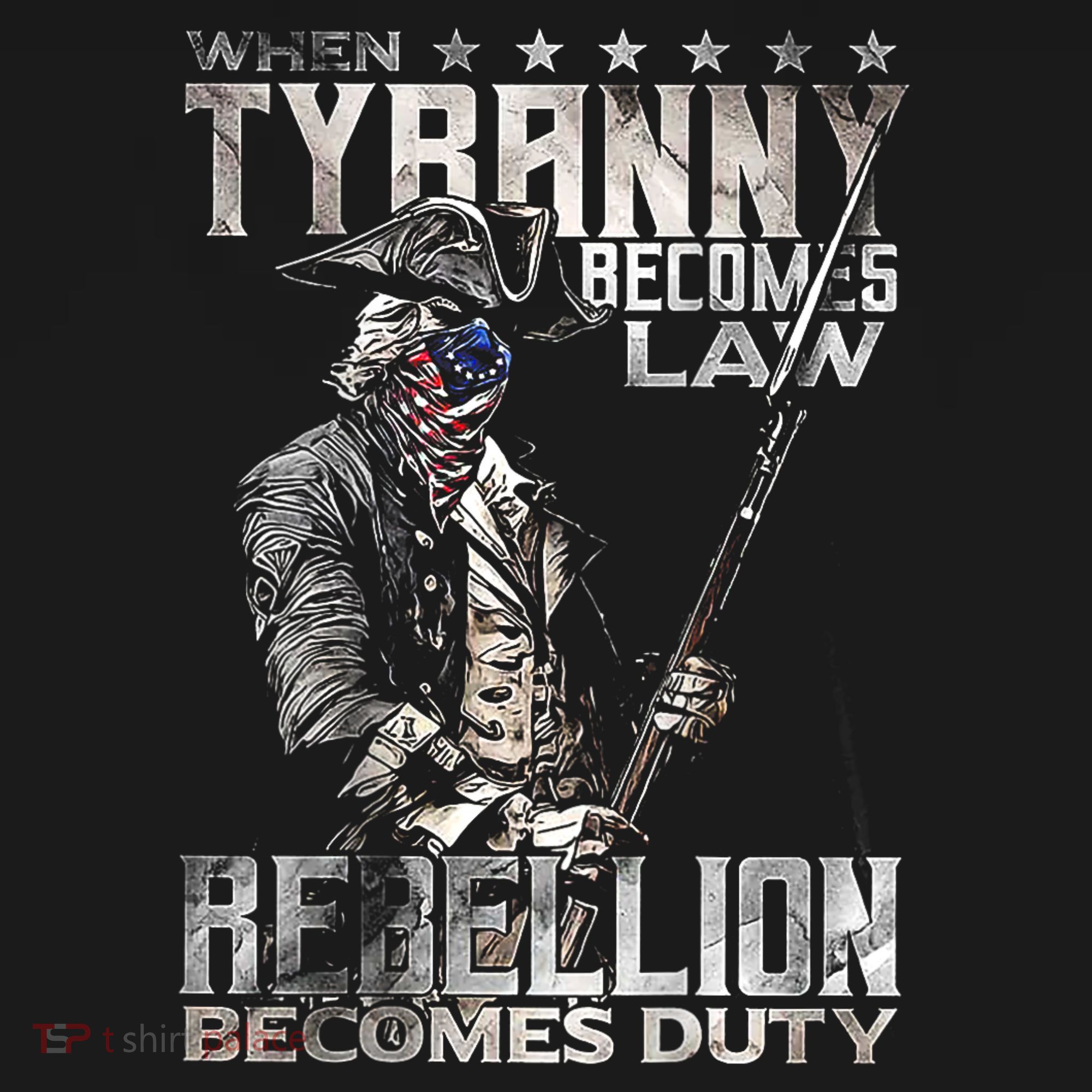When Tyranny Becomes Law Rebellion Becomes Duty (On Back) Women's Tank Top