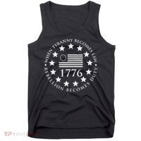 When tyranny becomes law rebellion becomes duty Tank Top thumb 0