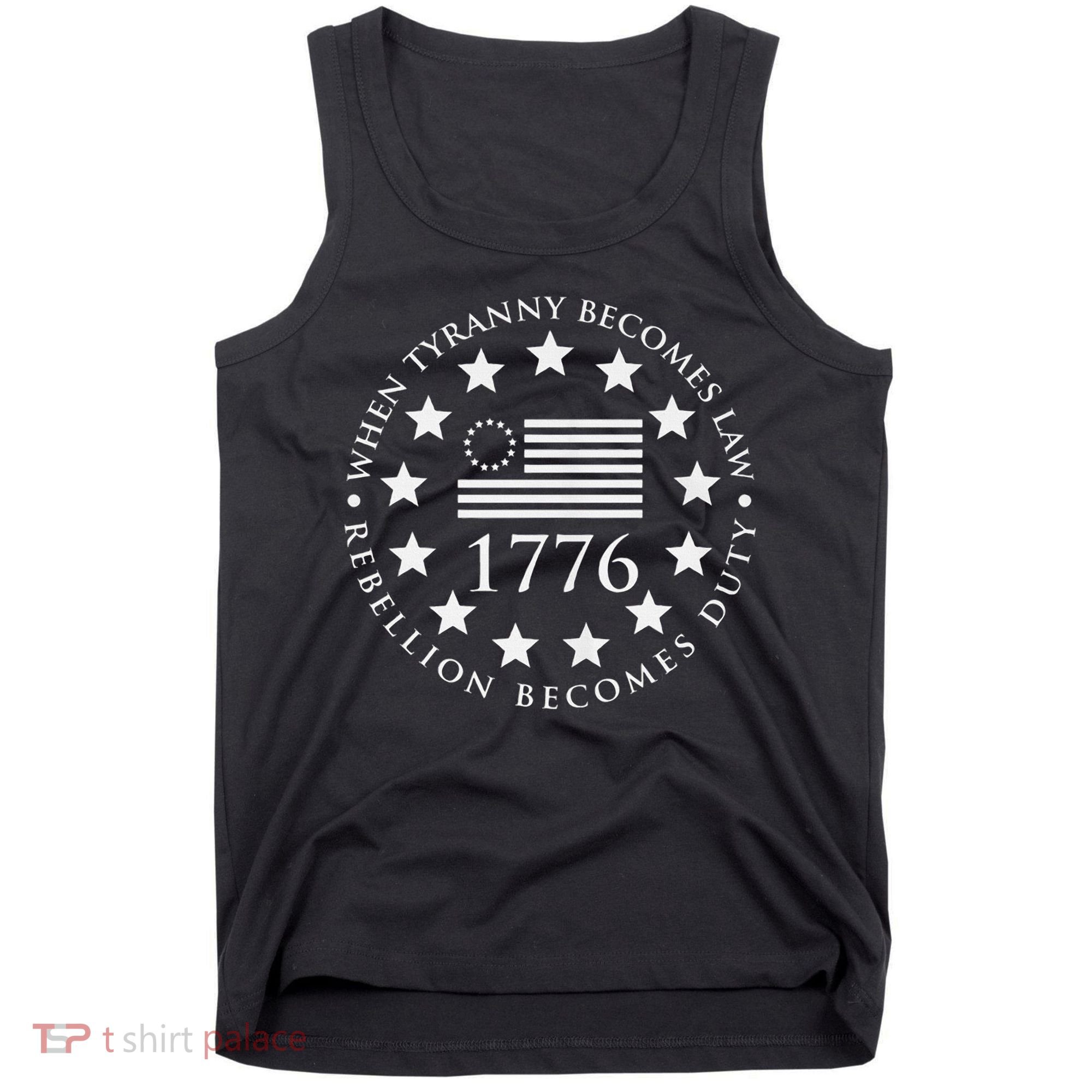 When tyranny becomes law rebellion becomes duty Tank Top