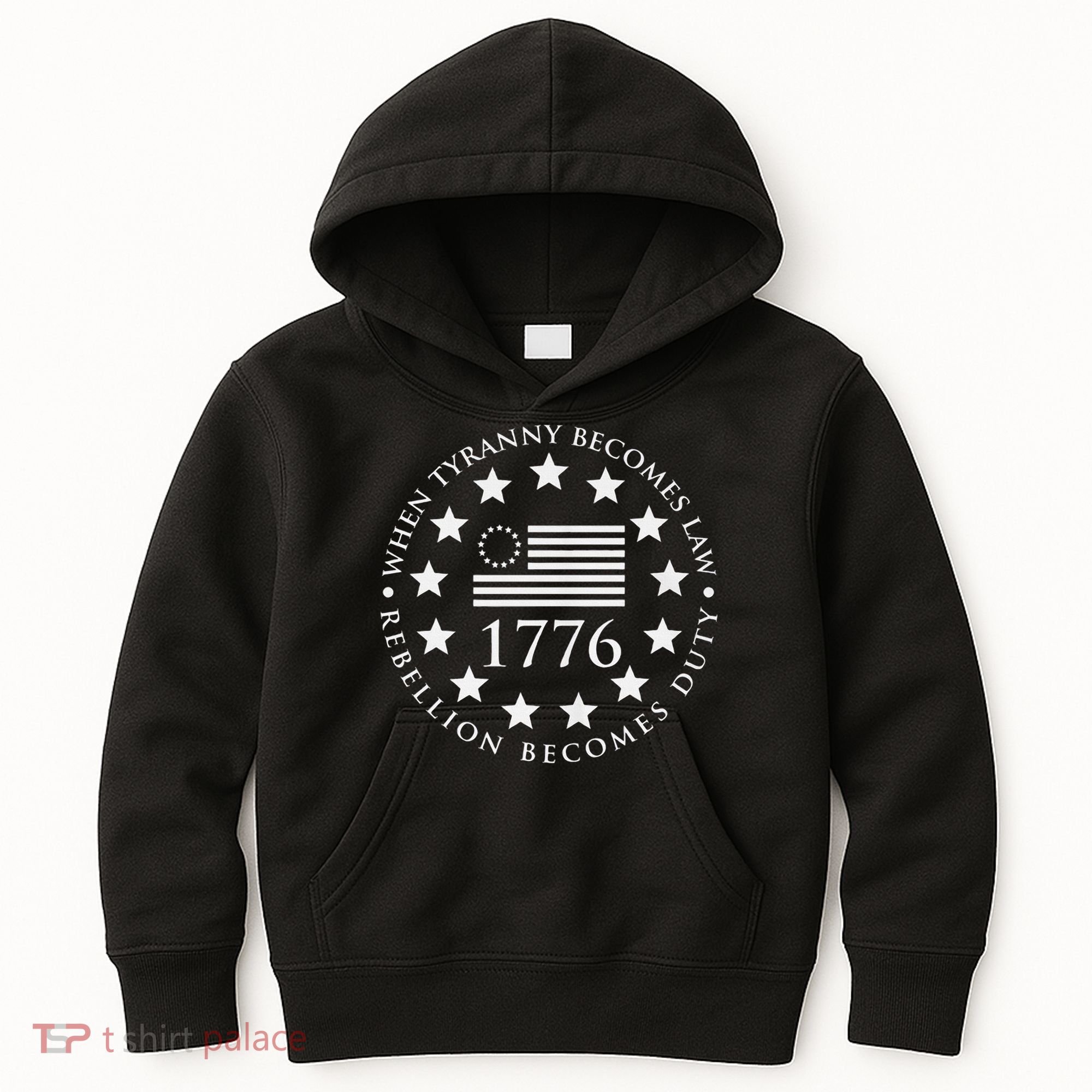 When tyranny becomes law rebellion becomes duty Kids Hoodie